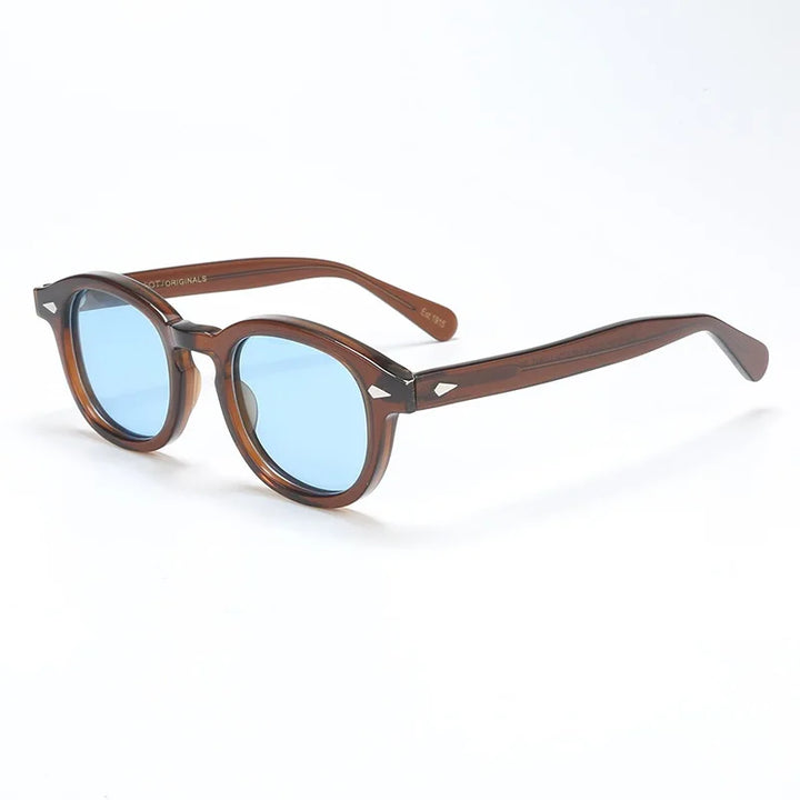 Polarized Sunglasses Vintage Round Acetate Frame Summer 2026 Driving Glare Reduction Gift Idea