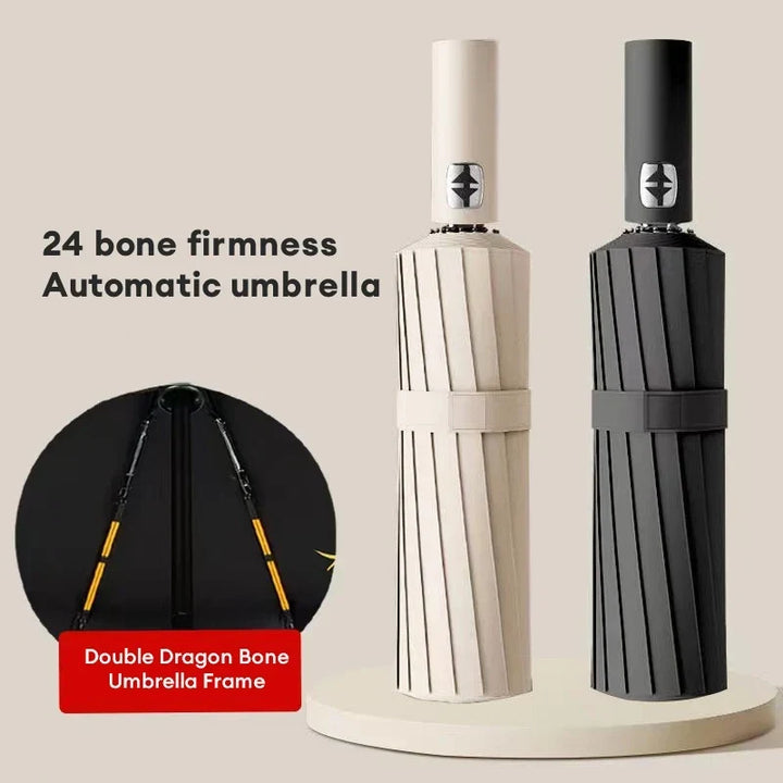 Fully Automatic 24-Bone Umbrella for All Weather Protection