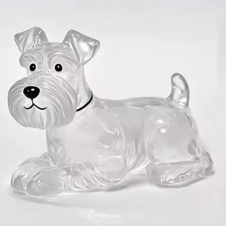 Dog Hair Keepsake Keychain Pendant Clear Resin Charm