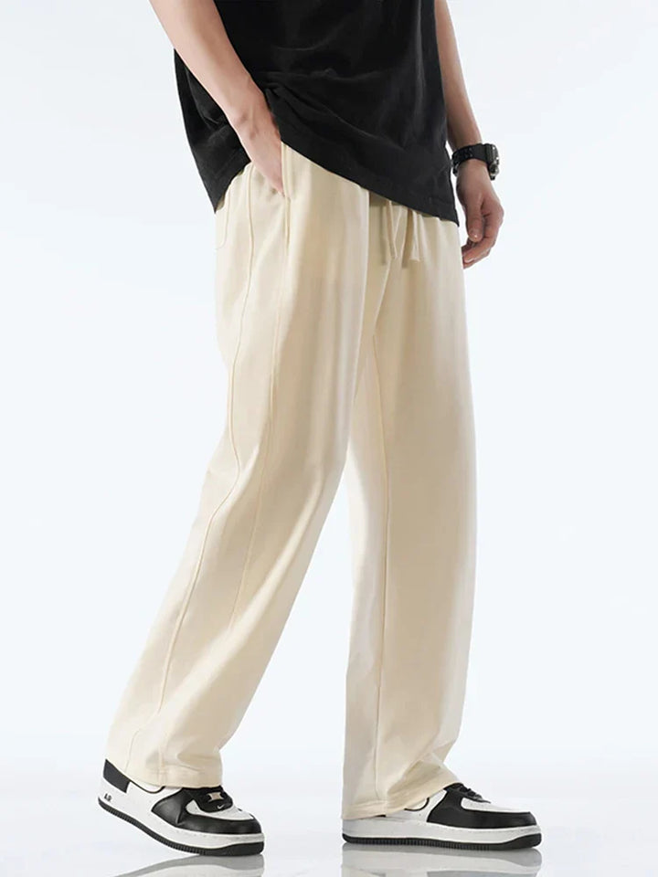 Premium Cotton Joggers for Men and Women, Lightweight Breathable Track Pants with Adjustable Fit, Casual and Sporty Style