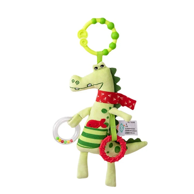 Giraffe Spiral Crib Toy Newborn Sensory Toys Rattle