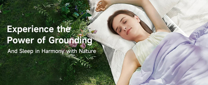 Earthing Grounding Bed Sheet 95 Cotton 5 Silver Fiber