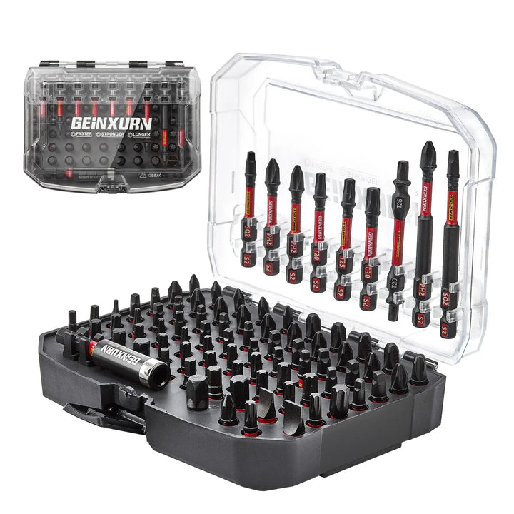 Impact Driver Bit Set 83-Piece S2 Steel Magnetic Bits With Socket Adapter Case Fall 2025 DIY Essential
