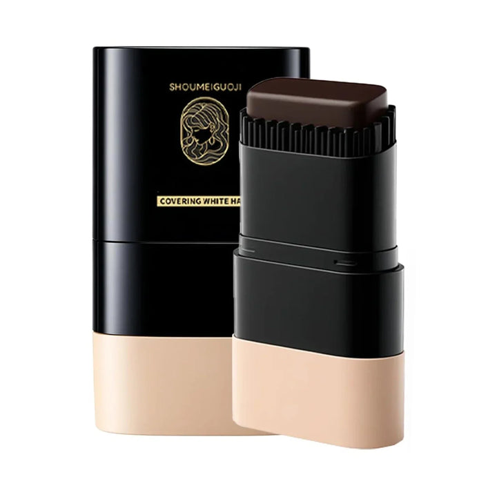 Temporary Hair colour Root Touch-Up Stick with Comb - Instant White Hair Coverage Non-Stain colouring Pen