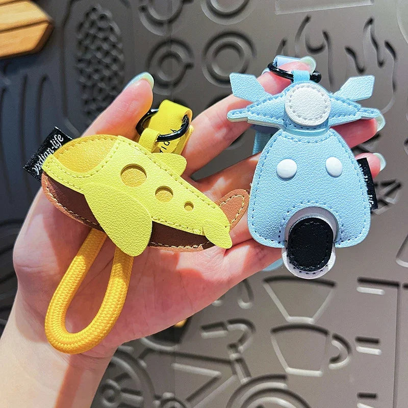 Leather Keychain Handmade Transportation Charm Gift 2025