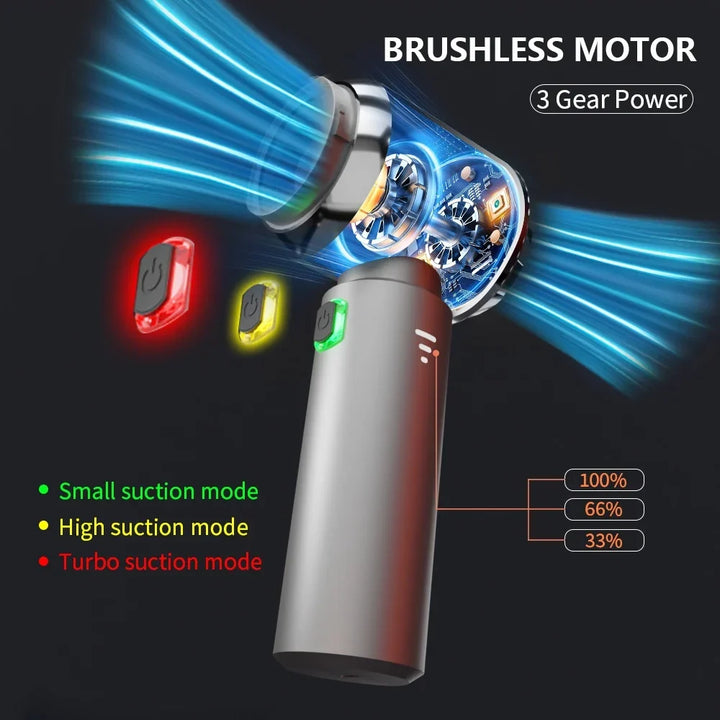 Car Vacuum Cleaner Wireless Mini Handheld Strong 6000mAh