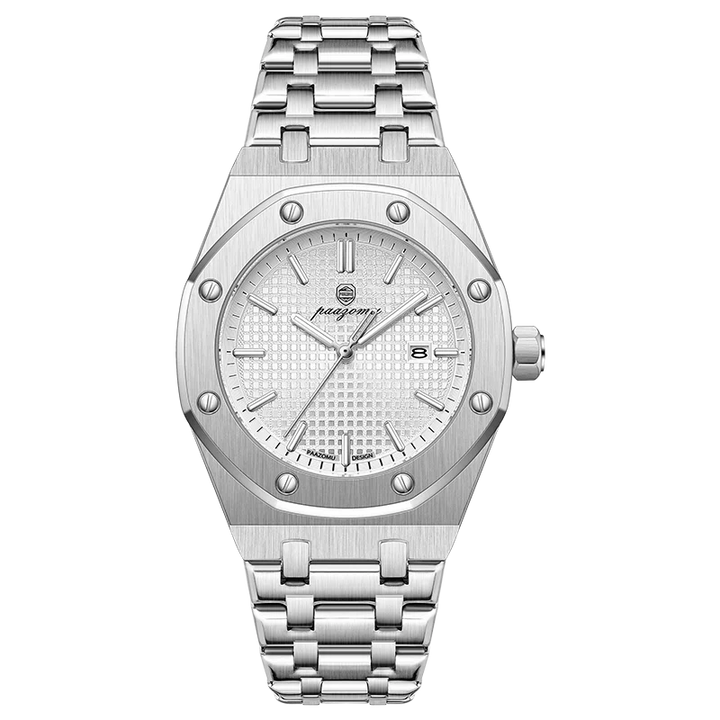 Quartz Stainless Steel Business Watch Waterproof Date