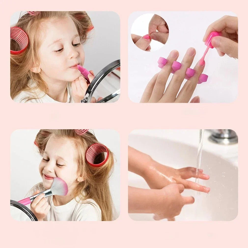 Kids Makeup Set Fun Princess Style Pretend Play Cosmetic Kit With Safe Non Toxic colours Gift Idea 2025