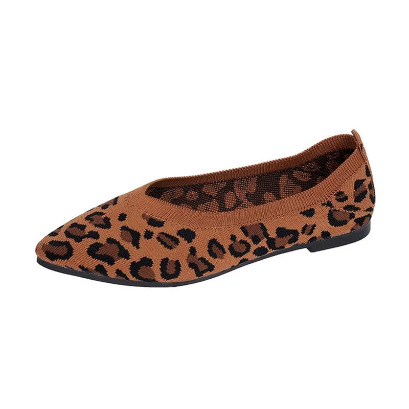 Breathable Women’s Ballet Flats - Pointed Toe Mesh, Casual
