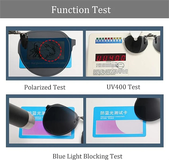Clip-On Sunglasses Polarized UV400 Flip Up Clip Night Vision Clip Universal Goggles For Driving And Fishing Summer 2026