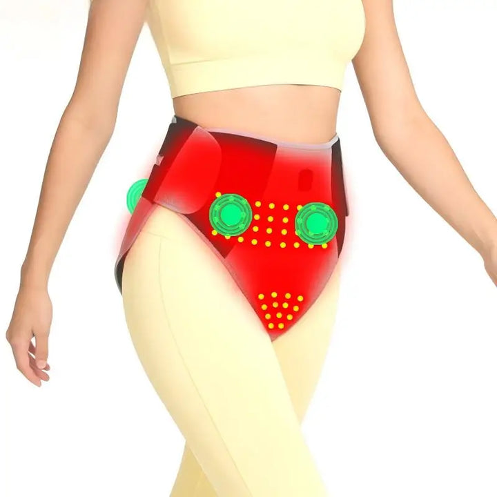 Red Light Heated Underwear with Abdominal Massager – Uterus Warming Menstrual Cramp Relief Wearable 2026