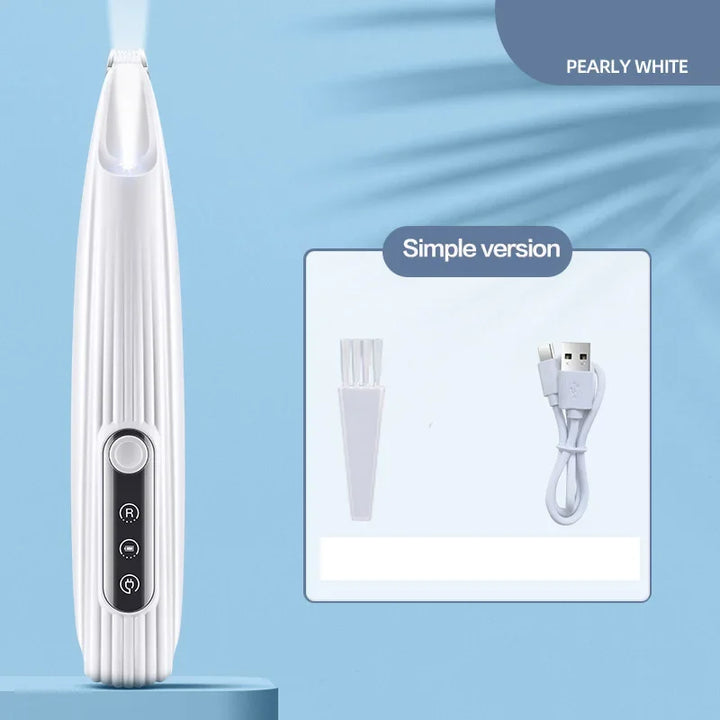 Waterproof Dog Paw Trimmer with LED Light – 18mm Wide Blade LED Display Pet Grooming Clipper 2026
