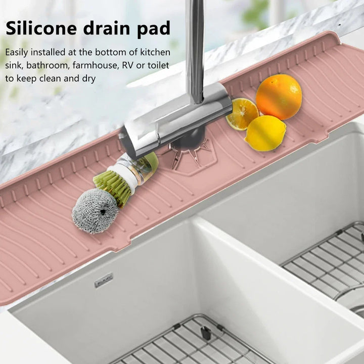 Sink Splash Guard Silicone Mat Countertop Protector