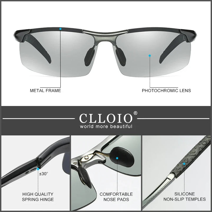 Photochromic Sunglasses Polarized Day Night Driving Glasses With Anti Glare UV Protection Summer 2026