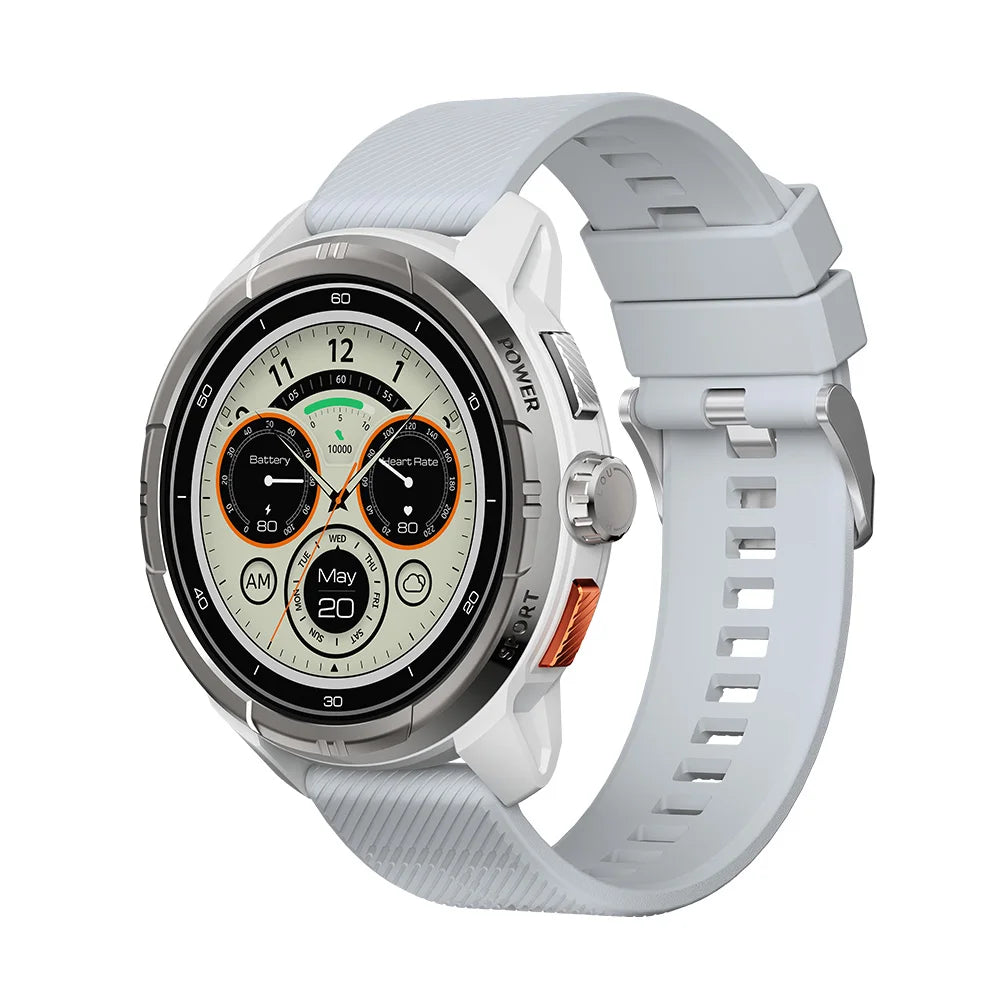 Smartwatch With GPS – 1.6-Inch AMOLED, 5ATM Waterproof, Bluetooth Calling, 22-Day Battery, Fall 2025 Gift