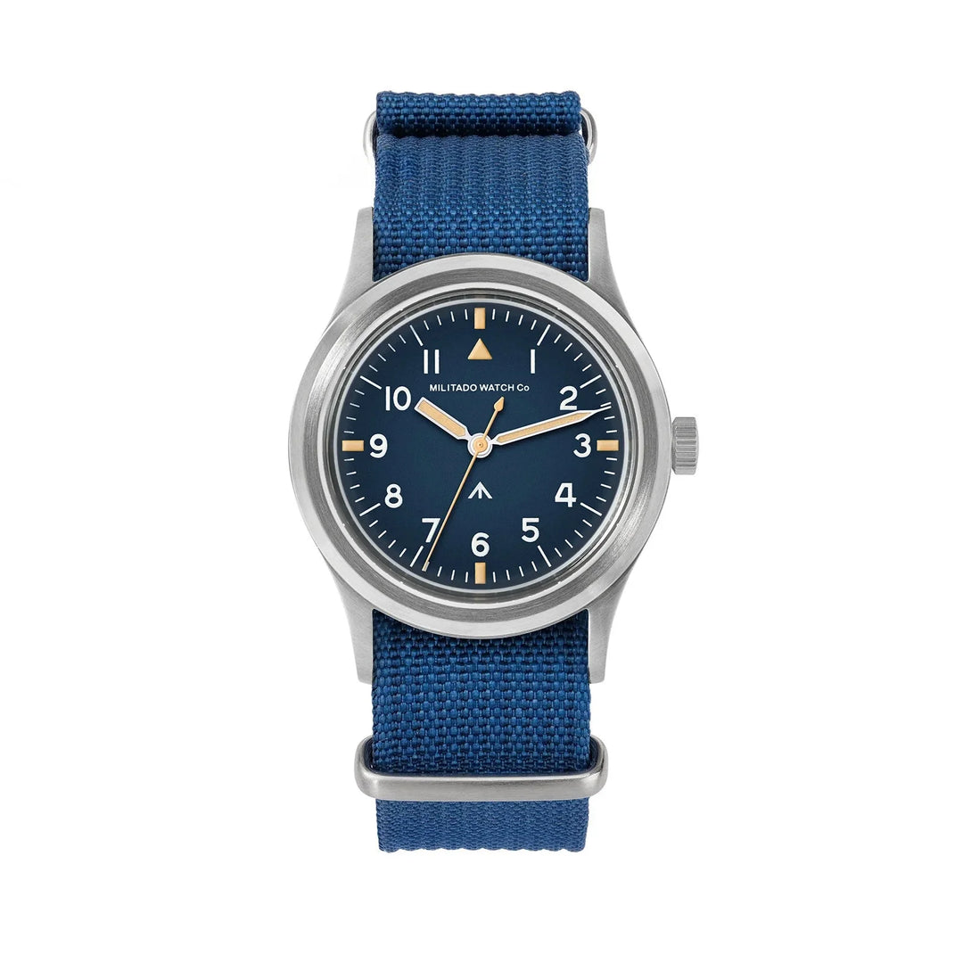 36mm Field Watch Sapphire Crystal VH31 Sweep Quartz