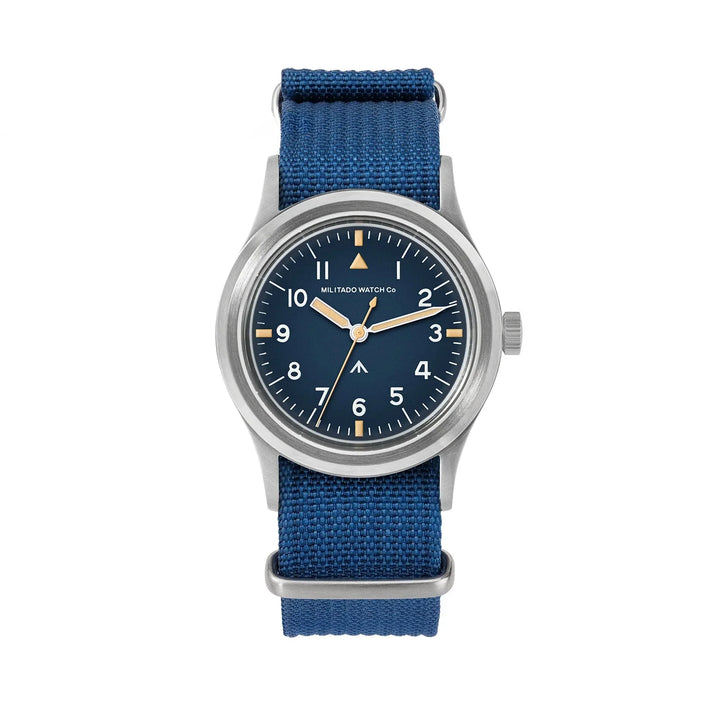 36mm Field Watch Sapphire Crystal VH31 Sweep Quartz