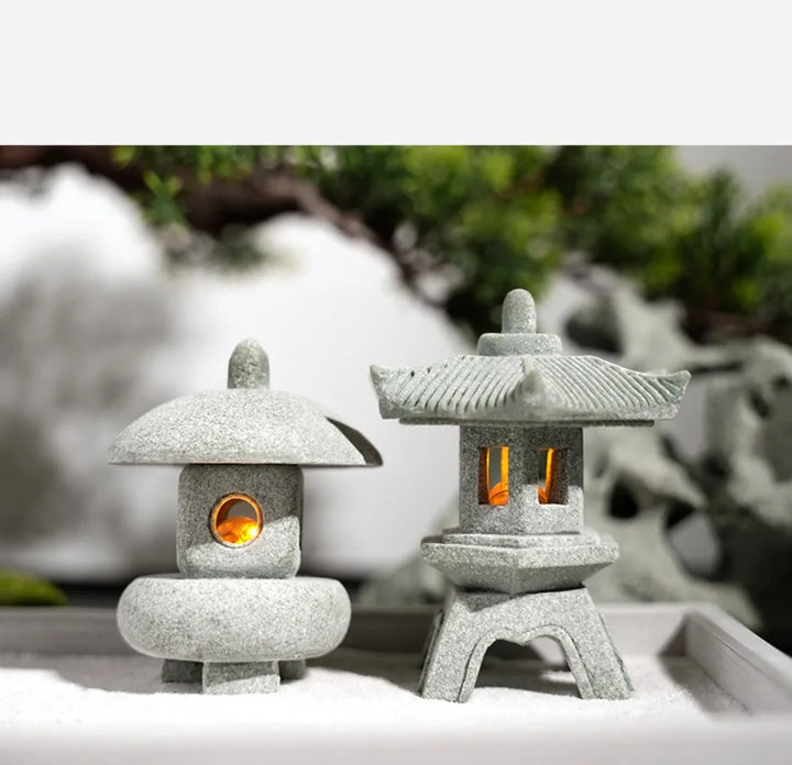 Pagoda Lantern Garden Statue Zen Yard Light Miniature Lamp for Micro Landscape Decor Fall 2026 Trend