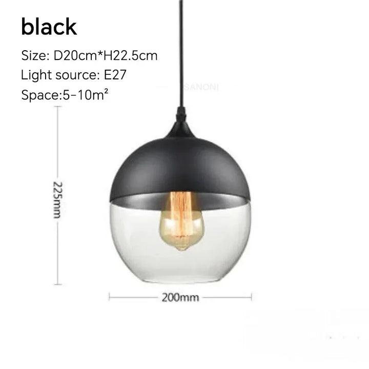 Pendant Light Glass Chandelier E27 For Dining Room Cafe Hotel Living Room Kitchen Island Modern Farmhouse Fall 2026