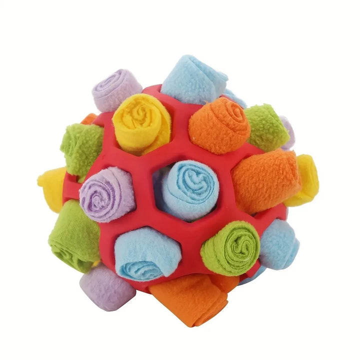 Dog Snuffle Ball Toy – Bite Resistant Rubber Interactive Nose Work Foraging Enrichment Toy for Dogs 2026