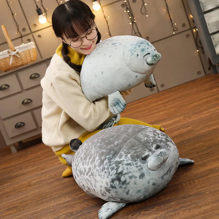Seal Plush Pillow 30cm Soft Sea Animal Huggable Plush Toy Gift For Kids Spring 2026
