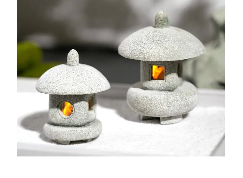 Pagoda Lantern Garden Statue Zen Yard Light Miniature Lamp for Micro Landscape Decor Fall 2026 Trend