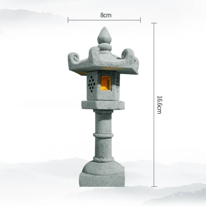 Pagoda Lantern Garden Statue Zen Yard Light Miniature Lamp for Micro Landscape Decor Fall 2026 Trend