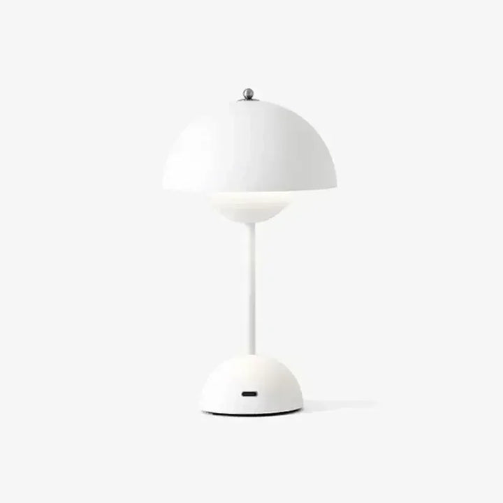 Rechargeable Table Lamp Nordic Flower Bud With Iron Touch Switch Fall 2026 Home Decor For Bedroom Or Nightstand