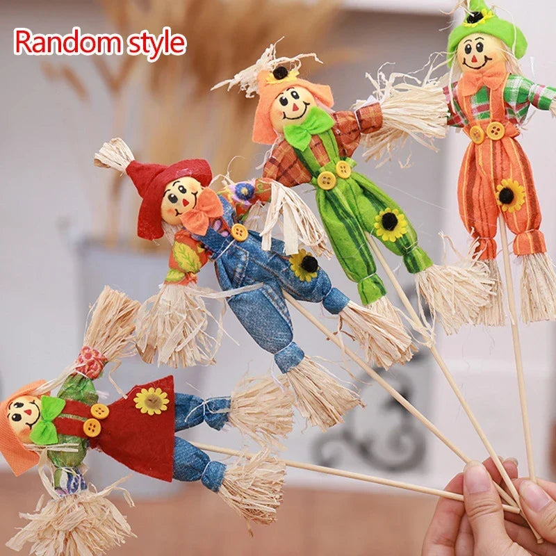 Scarecrow Decoration For Garden And Yard Outdoor Halloween Decor Autumn Harvest Festive Accent