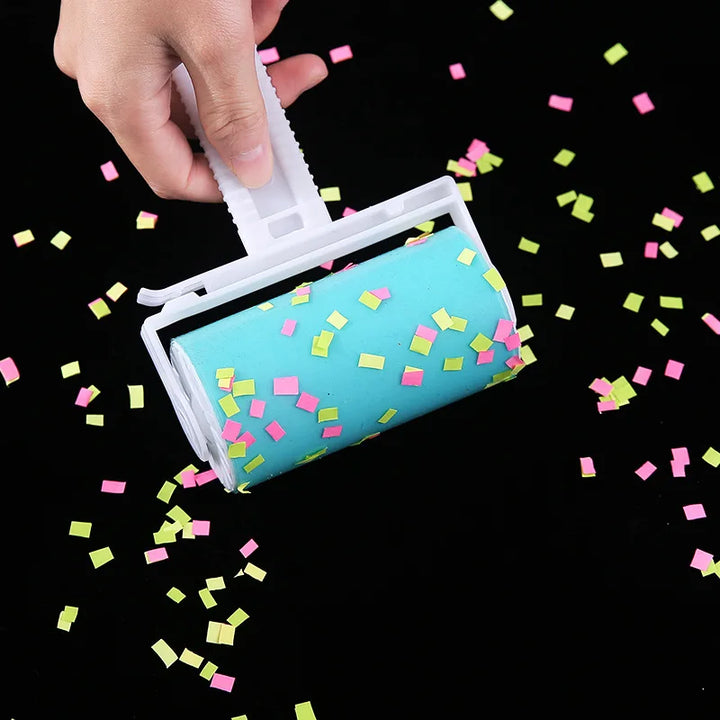 Washable Clothes Hair Sticky Roller with Cover for Pet Hair Removal