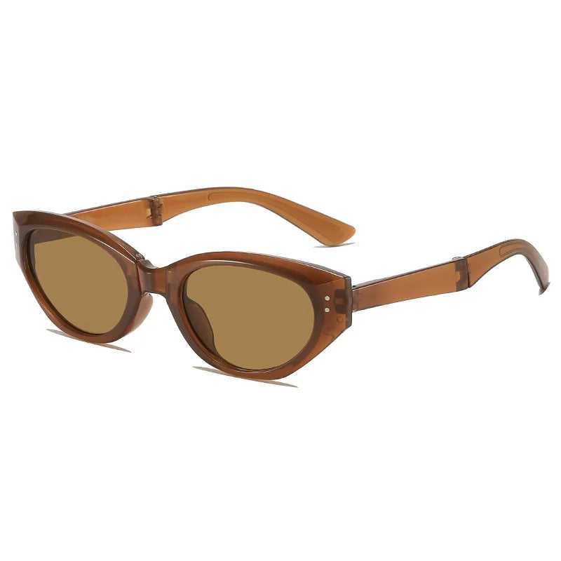 Circular Sunglasses Unisex Foldable Round Eyewear, TikTok Viral Fall 2026 Trendy Accessory