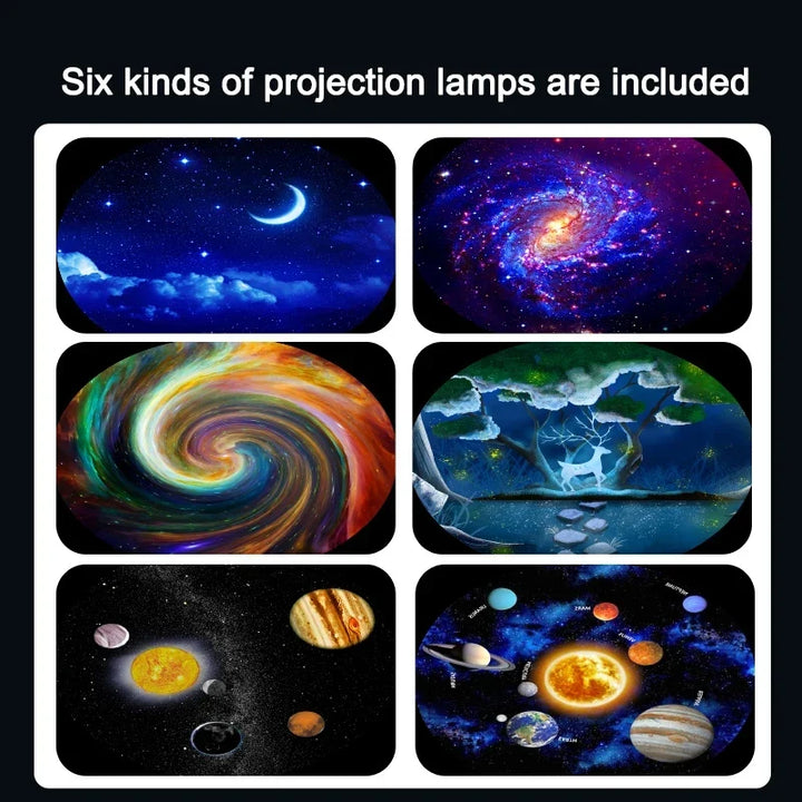 Planetarium Galaxy Night Light Projector - 360° Adjustable Star Sky Lamp for Kids