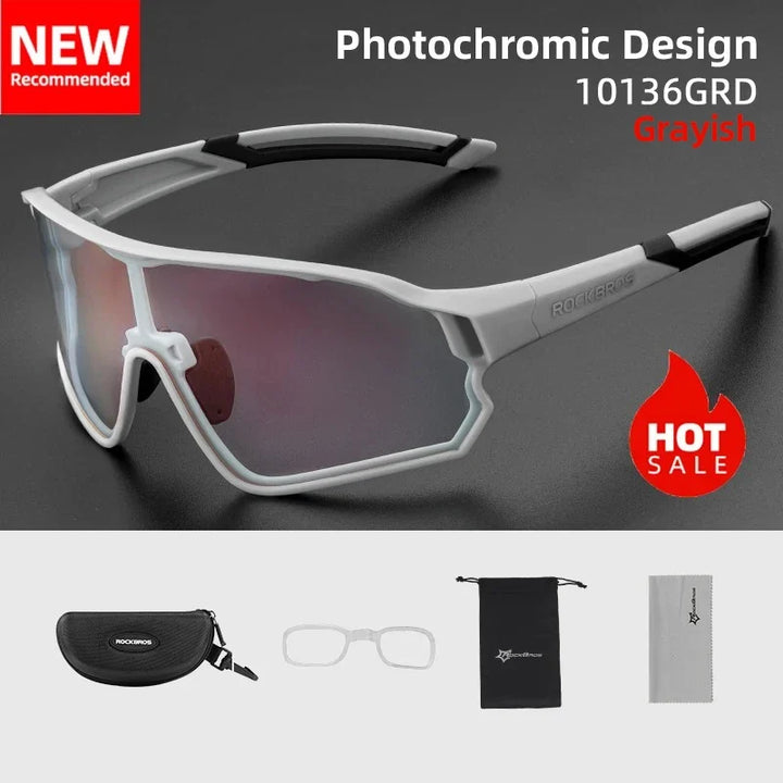 Photochromic Cycling Glasses Lightweight MTB Road Sunglasses With UV400 Protection Summer 2026 Trend
