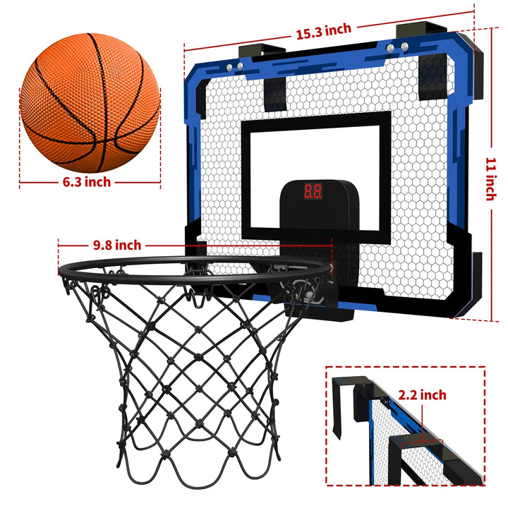 Basketball Hoop For Kids Wall Mounted Mini Backboard Set Indoor Outdoor Play Back To School 2026 Gift