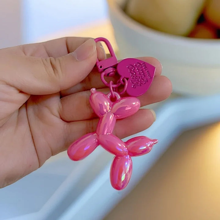 Balloon Dog Keychain Resin Cute Bag Pendant Fall 2025 Gift