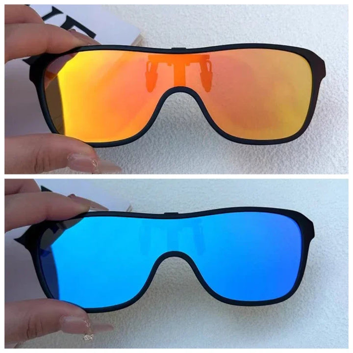 Clip On Sunglasses Polarized Flip Up Driving Glasses Mirror Lens Outdoor UV Protection Summer 2026