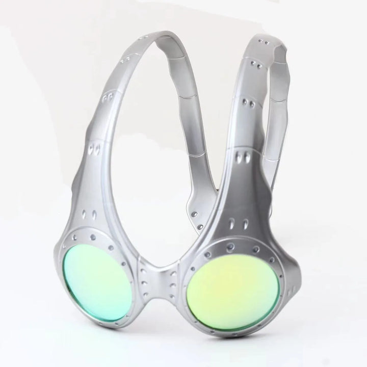 Sunglasses Metal Frame Oversized Round Lens Eyewear For Outdoor Cycling TikTok Viral Retro 2026