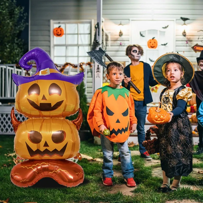 Halloween Balloons Giant Foil Standee Party Decor 2025