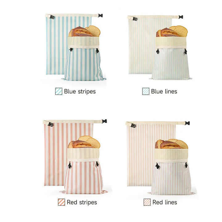 Beeswax Bread Bags 2-Pack Oxford Cloth – Eco-Friendly Reusable Food Storage Fermentation Bags 2026