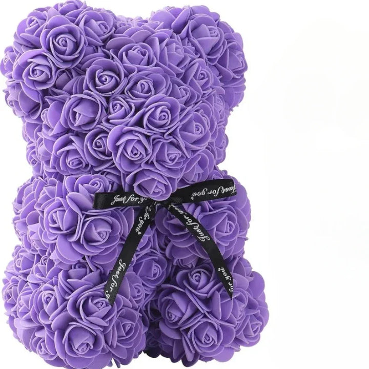 Eternal Rose Bear With LED Lights Gift Decor 2026 Mother Day Valentine Day Trend Gift Ready