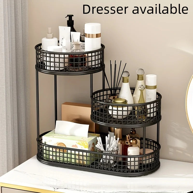 Fruit Basket Stand Three Tier Stainless Steel Mesh Organizer Fall 2026 Home Decor Space Saving