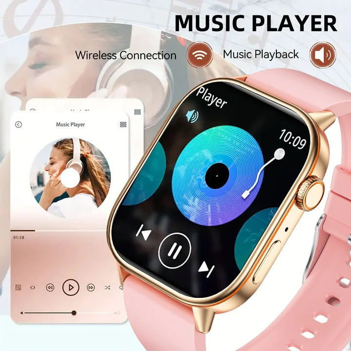 Smartwatch GPS 2.01 Inch AMOLED Display IP68 Waterproof Fitness Tracker for Active Living Fall 2025