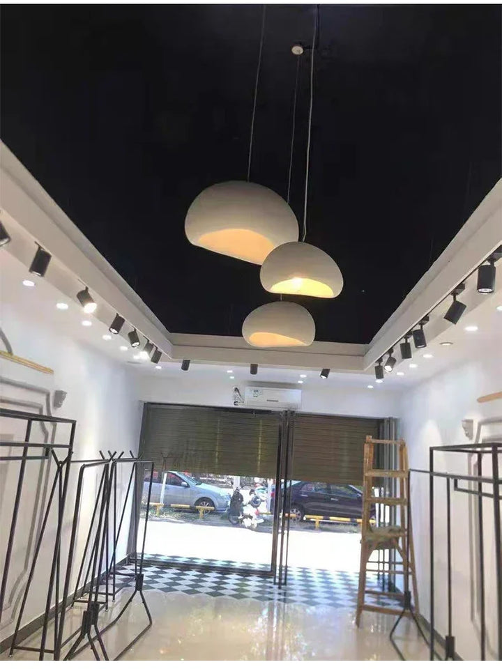 Japandi Pendant Ceiling Lamps Nordic Wabi Sabi LED Dining Room