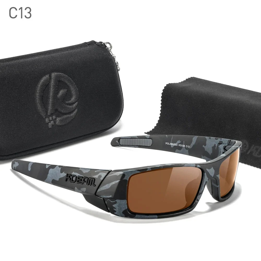 Photochromic Sunglasses All-Black Frame Fishing Sunglasses Summer 2026 Night Driving Comfort Case Included
