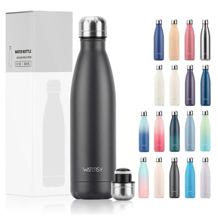 Stainless Steel Water Bottle Insulated Vacuum Flask Double Wall Thermal Cup Keeps Drinks Cold And Hot Summer Travel 2026