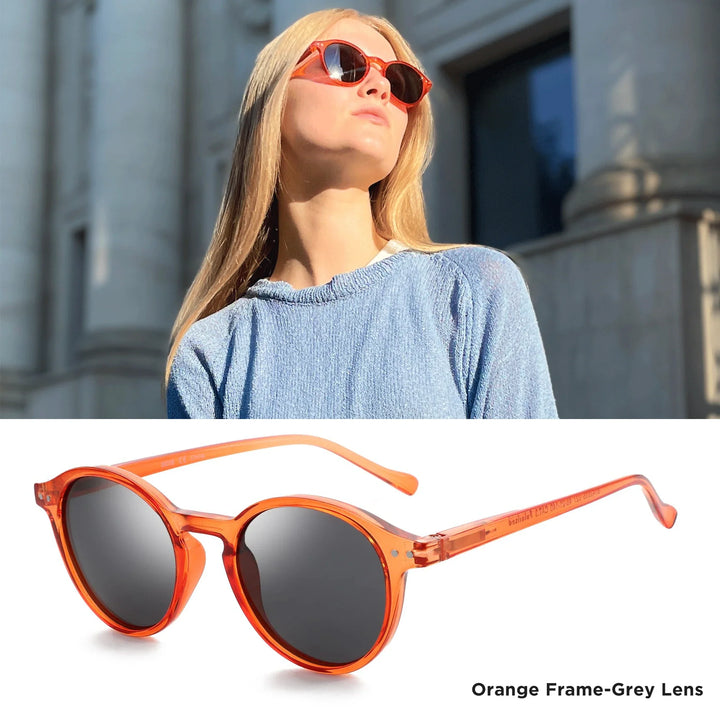 Polarized Sunglasses Round Retro Unisex Eyewear Summer 2026 Trend UV400 Protection