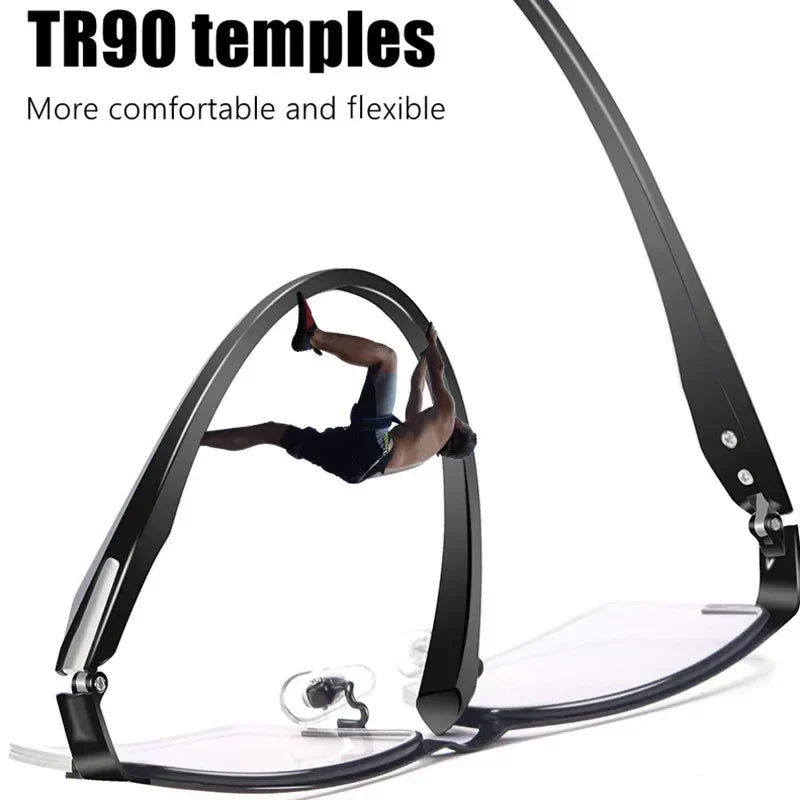 Reading Glasses Progressive Multifocal Photochromic Half Frame Fall 2026 Anti-Blue Light Far Sight Eyewear