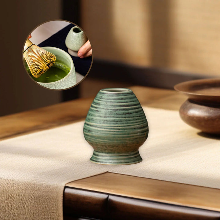 Matcha Whisk Holder Ceramic Chasen Stand Home Teaware