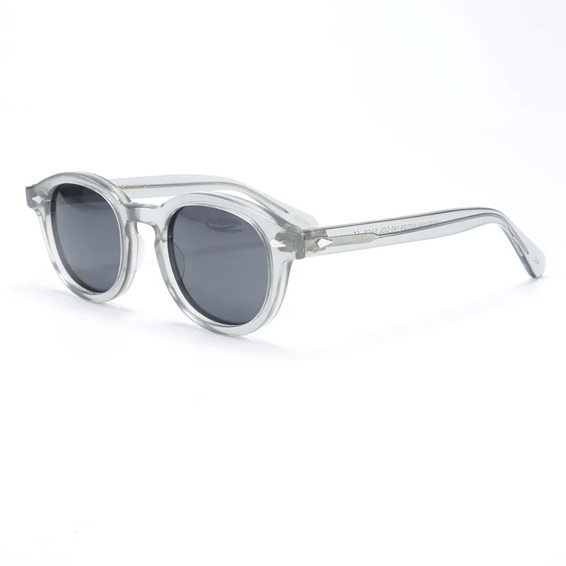 Polarized Sunglasses Vintage Round Acetate Frame Summer 2026 Driving Glare Reduction Gift Idea