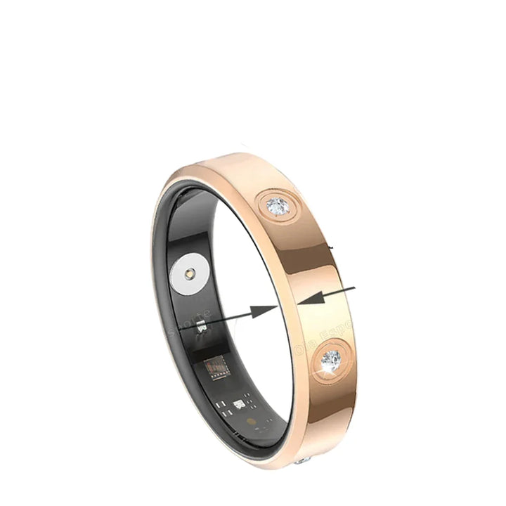 Smart Ring Health Tracker IP68 Waterproof Sleep Heart Rate Oxygen Monitor Fall 2025 Wellness Gift